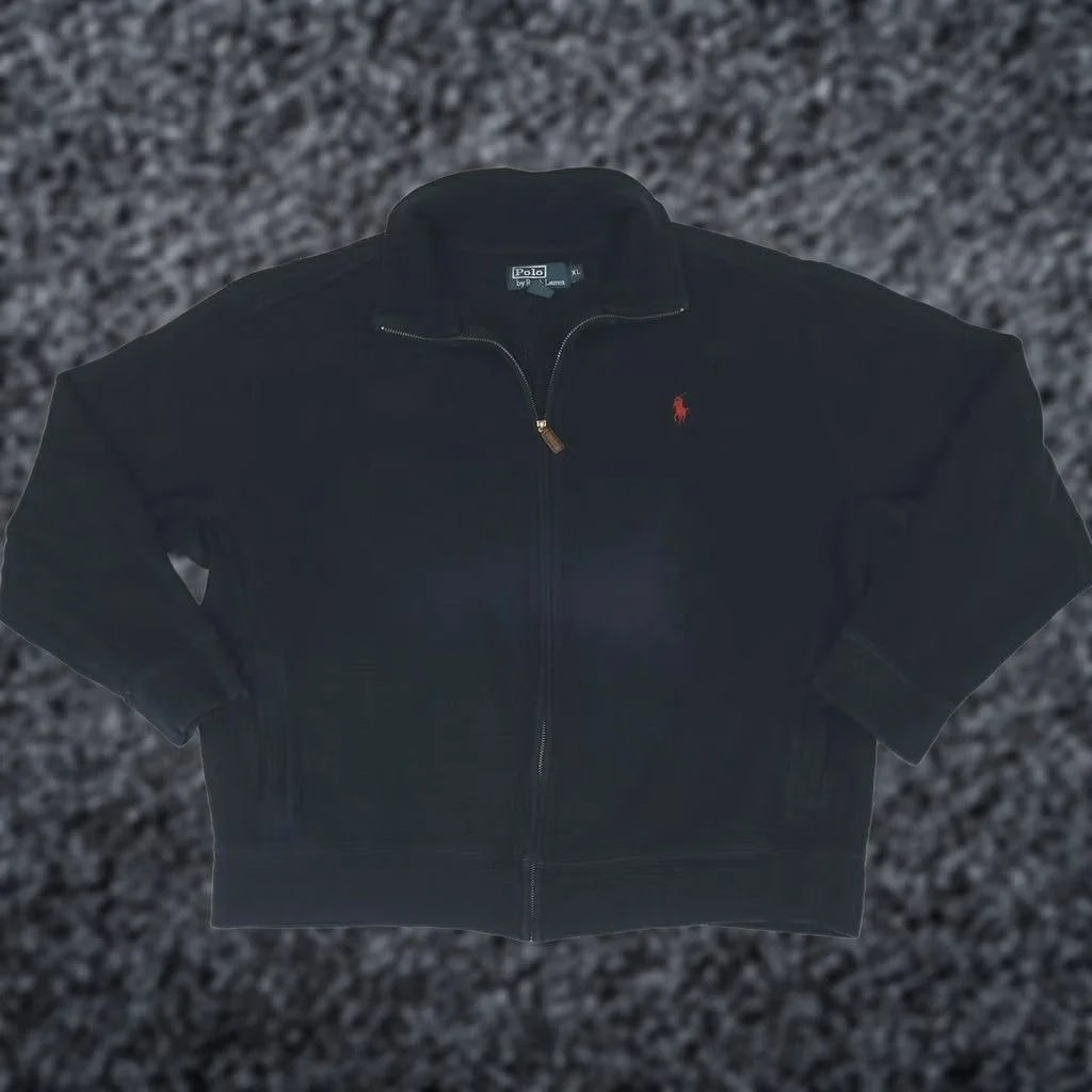 Polo Ralph Lauren — VTG Polo Ralph Lauren Full Zip Ribbed Jacket XL Windbreaker Jacket — streetwear — resale