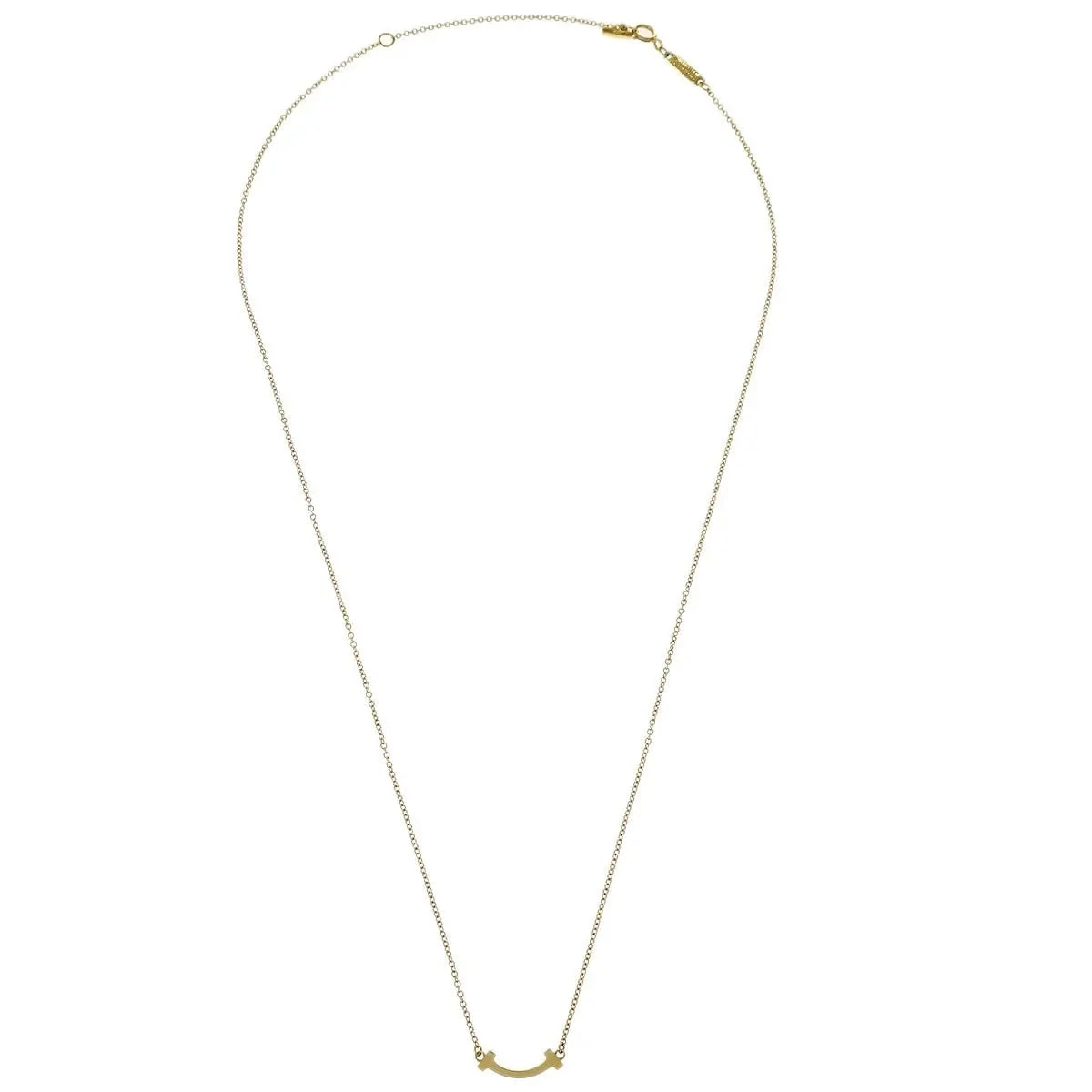 Tiffany & Co. — Tiffany & Co. T Smile Pendant 18k Yellow Gold Jewelry — Accessory — resale