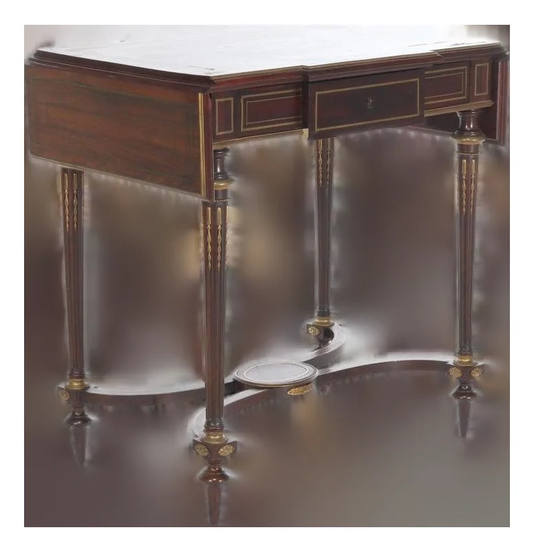 François Linke — Linke Attr. Louis XVI Ormolu Lady's Drop-Leaf 19thC — Furniture — resale