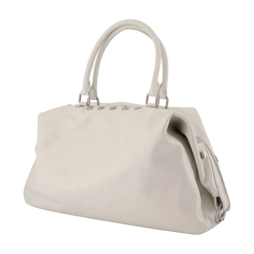 Margesherwood Dumpling Stud Top Handle — Cowhide 2