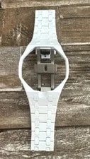 Audemars Piguet X Swatch Royal Pop Otto Rosso Pink Pocketwatch With White Band 2