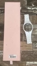 Audemars Piguet X Swatch Royal Pop Otto Rosso Pink Pocketwatch With White Band 3