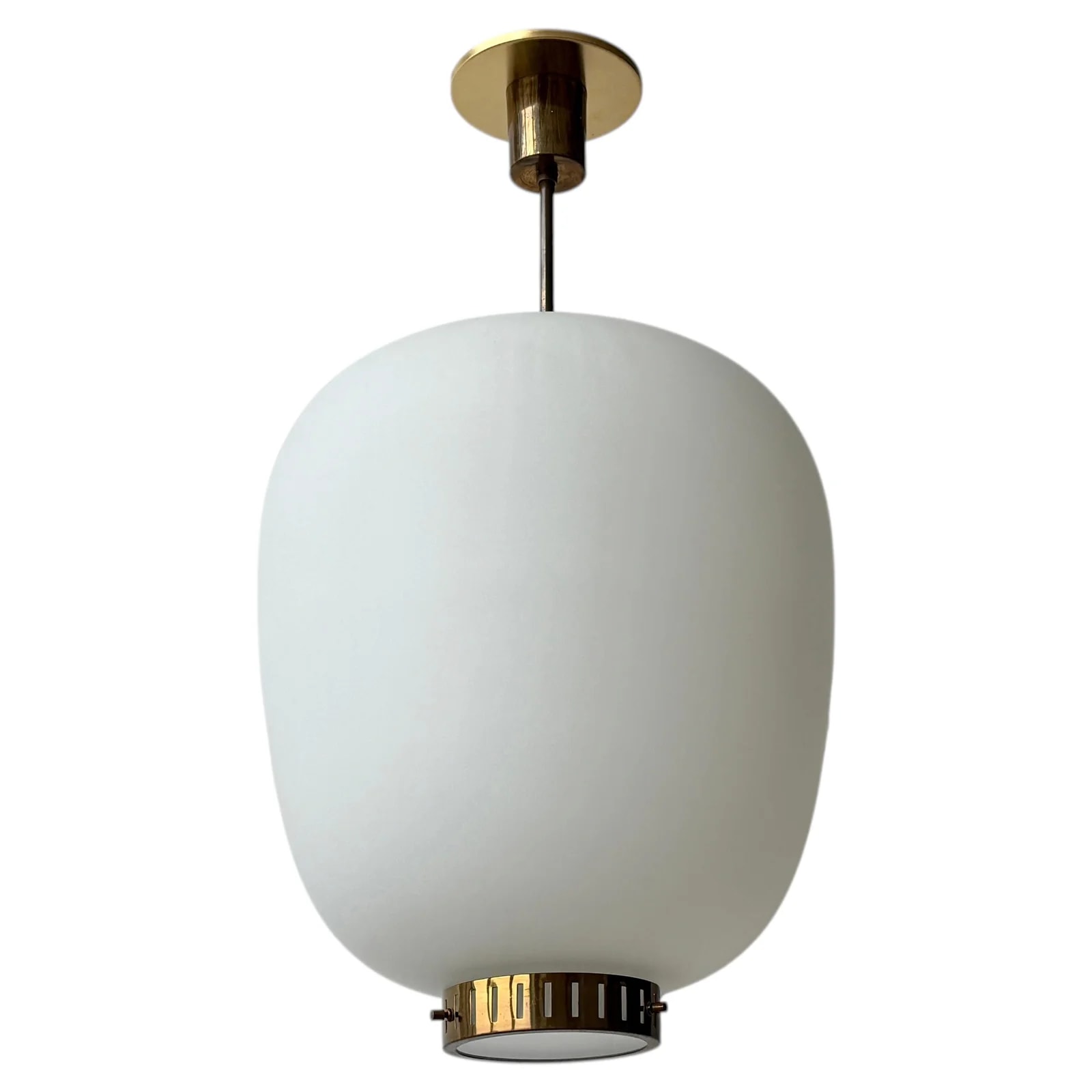 Pia Guidetti Crippa for Lumi Flush Mount Ceiling Light in Glass and Aluminum — lighting — resale