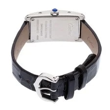 Cartier Tank American WSTA0117 Stainless Steel 35.4mm Quartz 1989 #KMW3044 3