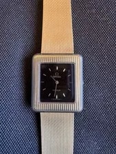 Gold Omega DeVille Black Dial Gold Bracelet 2