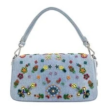 Fendi Baguette Bead Embroidered Floral Two-Way 2