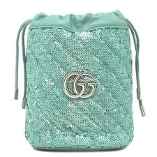 Gucci — Gucci GG Marmont Mini Sequin Bucket 575163 65 — Handbag — resale