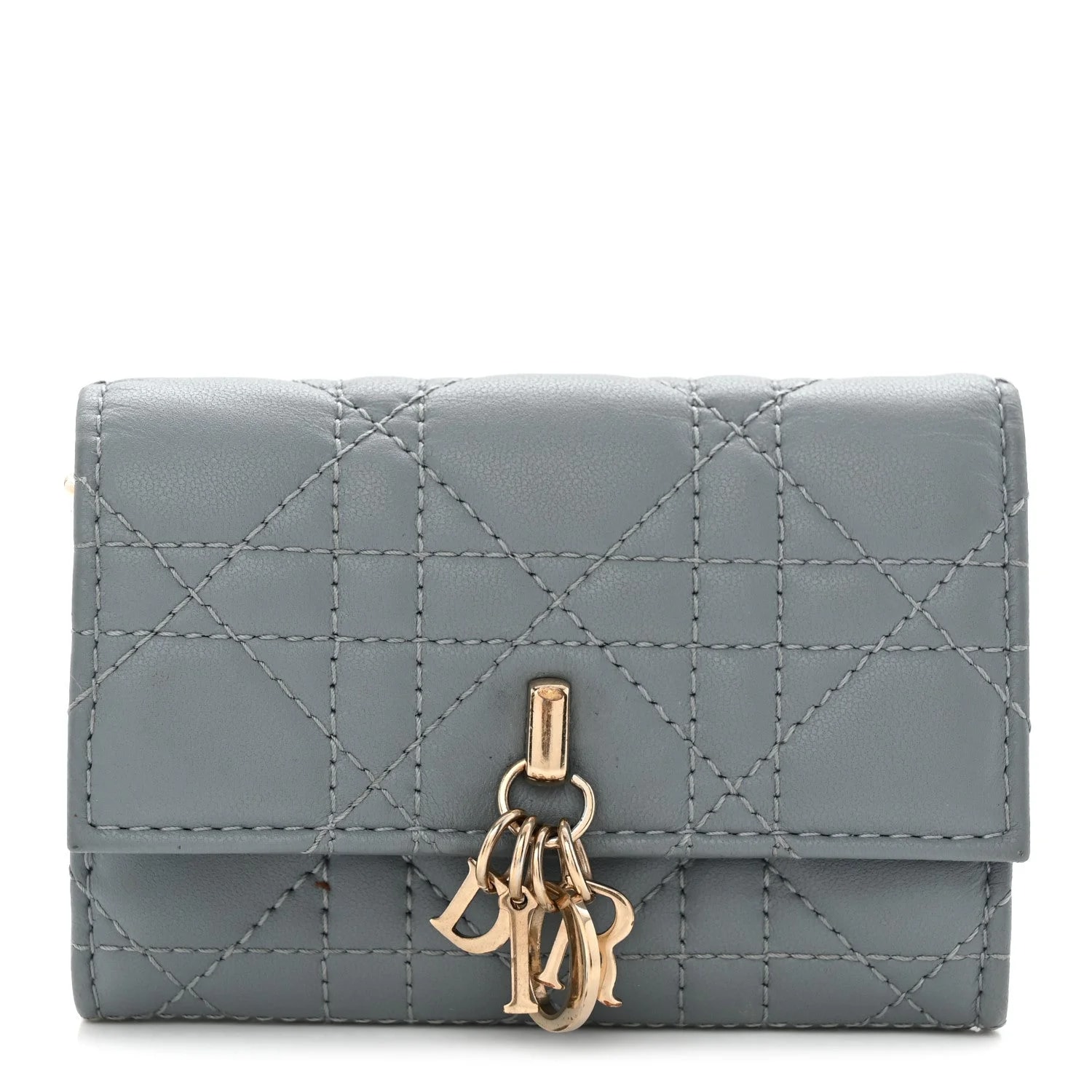 Dior — Lady Dior Flap Card Holder — Accessory — resale