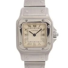 Cartier — Cartier Santos W20024D6 Quartz Stainless Steel White — Watch — resale