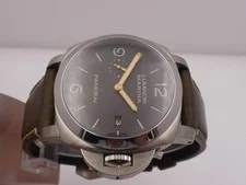 Panerai Luminor Marina 1950 3 Days Automatic Tobacco PAM00351 Titanium Box&papers 3