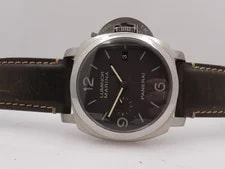 Panerai Luminor Marina 1950 3 Days Automatic Tobacco PAM00351 Titanium Box&papers 4