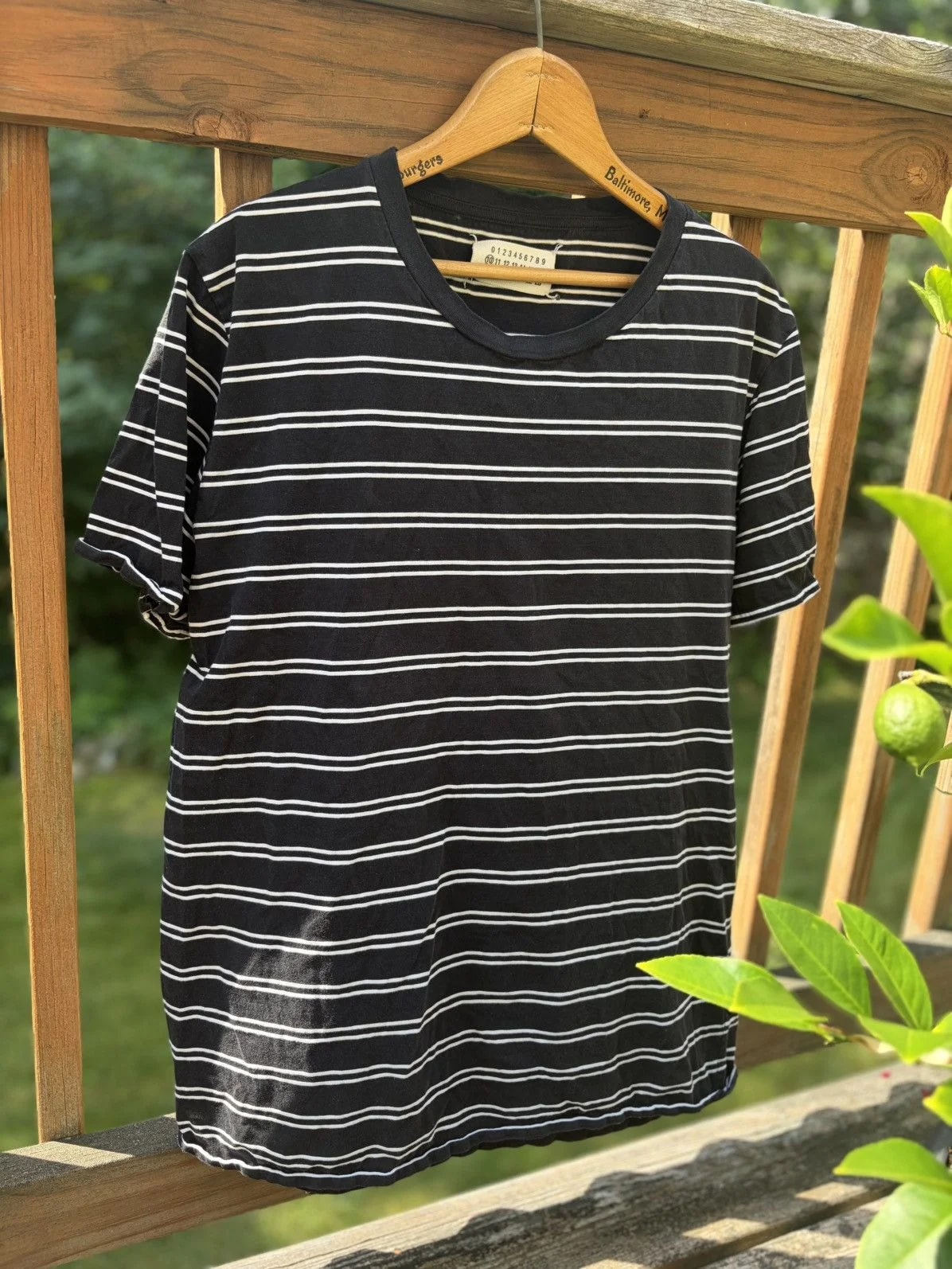 Maison Margiela — Maison Margiela Stripe T-shirt — streetwear — resale