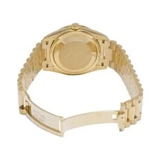 Rolex Day-Date 36 128348RBR 36mm Yellow Gold Green #WW3265 4