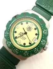 TAG Heuer — TAG Heuer Ivory Dial Stainless Steel Rubber From Japan — Watch — resale