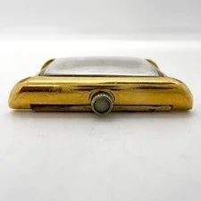 Cartier Must Tank Gold White Hand-wound Square Case Only Auth 3