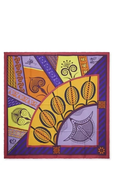 Hermès — & 'Geometrie Cretoise' Scarf 90 — Accessory — resale