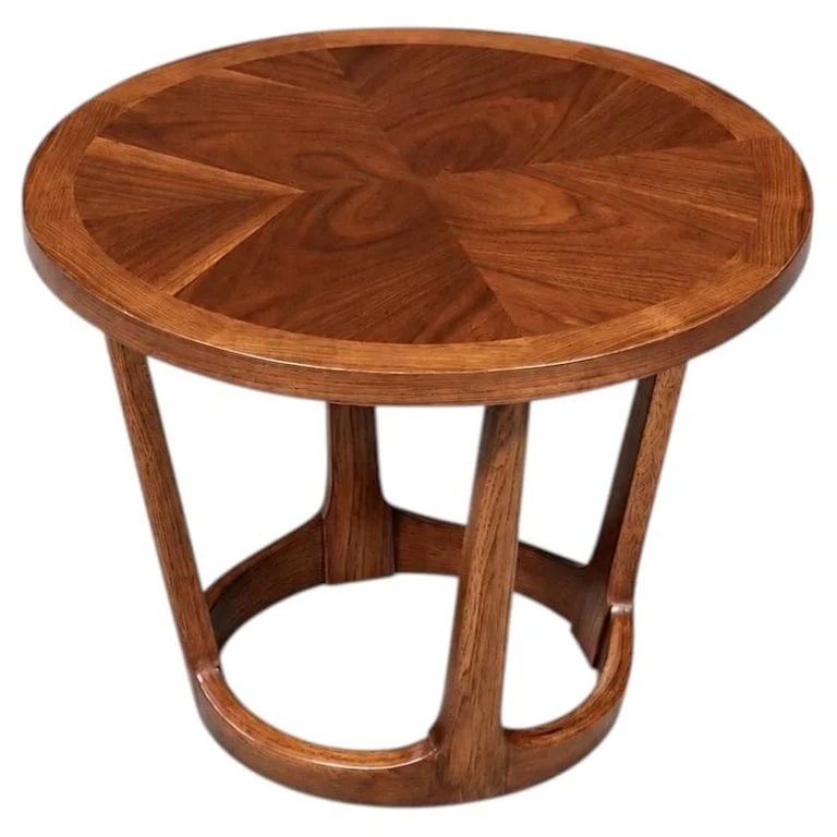 Lane Furniture — Newly Refinished - Mid-Century Modern “Rhythm” Walnut Side By Lane — Furniture — resale