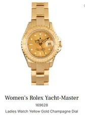 Rolex Yacht-Master 18k Yellow Gold With Champagne Dial 29mm , Boxes & Docs 3