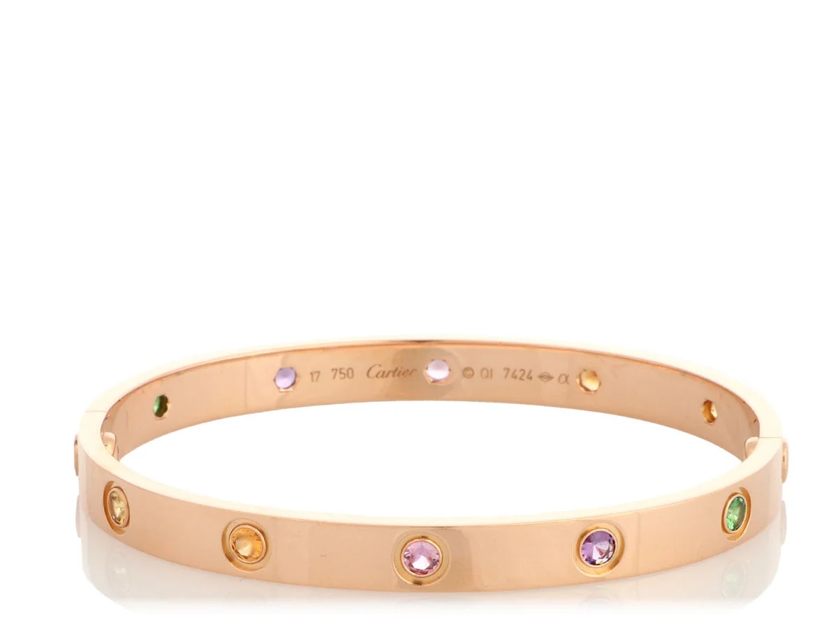 Cartier — Cartier 18K Rose Gold Love Bracelet 17 — Jewelry — resale