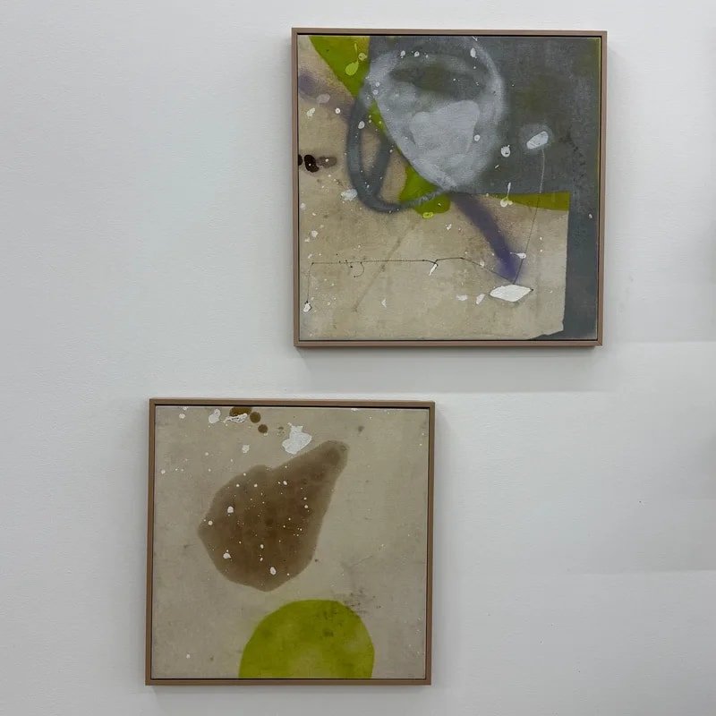 Framed Painting: Allison Caesar Mixed Media #2 - Untitled 3