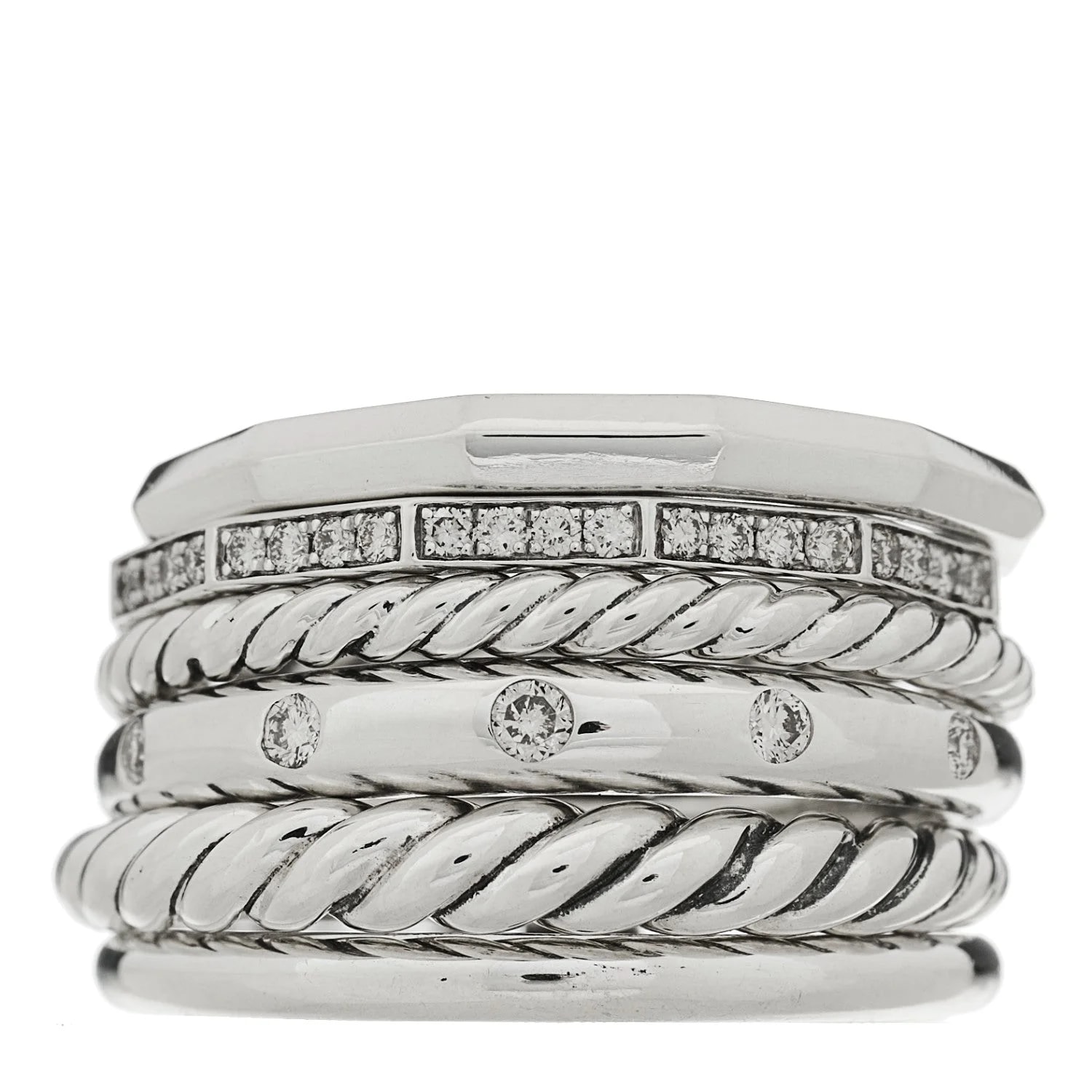 David Yurman — 16mm Stax Wide Stacked 56 7.5 — Jewelry — resale