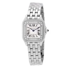 Cartier — Cartier Panthère Small Model Diamond White Dial W4PN0016 — Watch — resale