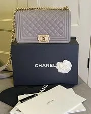 Chanel Boy Bag Medium Chevron Flap 2