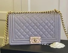 Chanel Boy Bag Medium Chevron Flap 4