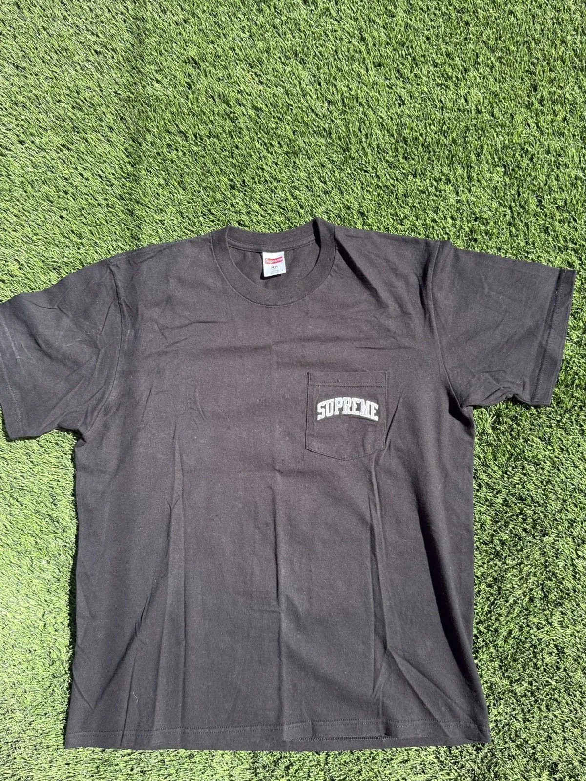 Supreme — Supreme NFL X Raiders X '47 Pocket Tee — streetwear — resale