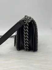Chanel Boy Crinkled Chain Trim Flap 3