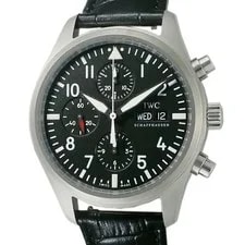 IWC — IWC Chronograph Pilot IW371701 42mm Stainless Steel Black #SU3304 — Watch — resale