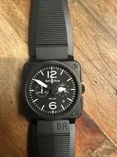 Bell & Ross BR-03-94 Black Ceramic Auto Strap BR0394 04858 2