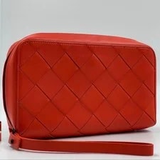 Bottega Veneta — Bottega Veneta Maxi Zip Pouch Italy — Handbag — resale