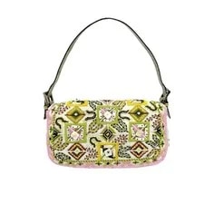 Fendi Baguette Beaded Fringe Embroidered 2