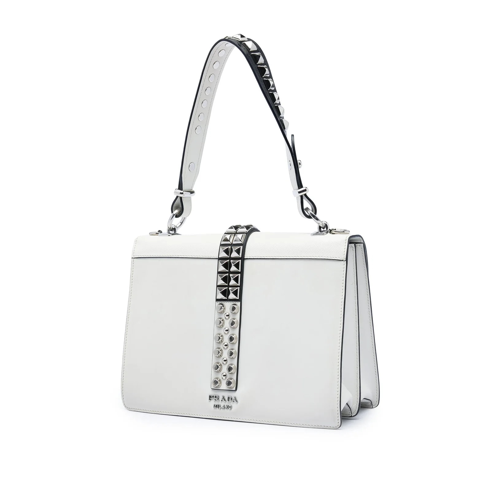 City Calf and Studded Elektra Satchel 2