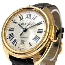 Cartier Clé WGCL0010 18K Gold 32.2mm White Dial Automatic #WPW808 4