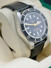 Tudor Black Bay Heritage Black Dial on Leather Strap 79230N Complete 2020 2