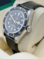Tudor Black Bay Heritage Black Dial on Leather Strap 79230N Complete 2020 3