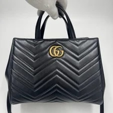 Gucci — Gucci GG Marmont Quilted Top Handle 165338 — Handbag — resale