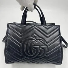 Gucci GG Marmont Quilted Top Handle 165338 2