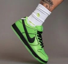 Nike SB — Nike SB Dunk Low Buttercup Shoes Mean 🍏 Powerpuff New Box — Sneaker — resale