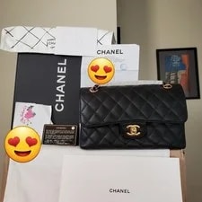 Chanel — $11,300 Chanel Classic Small Double Flap Hw Ser 19..93 — Handbag — resale
