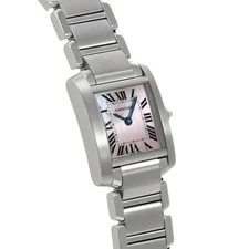 Cartier Tank W51028Q3 ( 2384) 25mm Stainless Steel Pink #WW2670 3