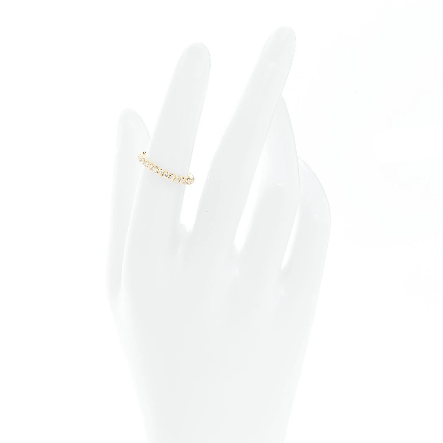 18K Yellow Gold 2mm Cable Collectibles Band 50 5.5 2