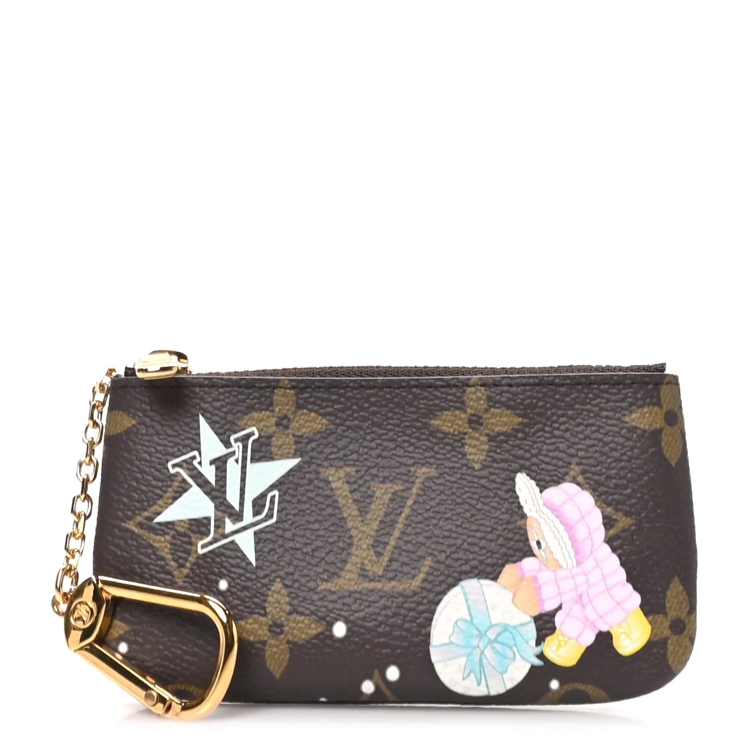 Louis Vuitton — 2025 Christmas Animation Key Pouch Frost — Accessory — resale