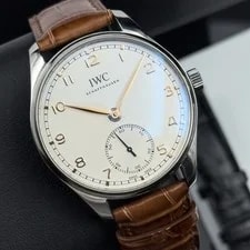 2026 IWC Portugueser 40 Automatic IW358303 Silver Dial Two Straps Complete SET 4