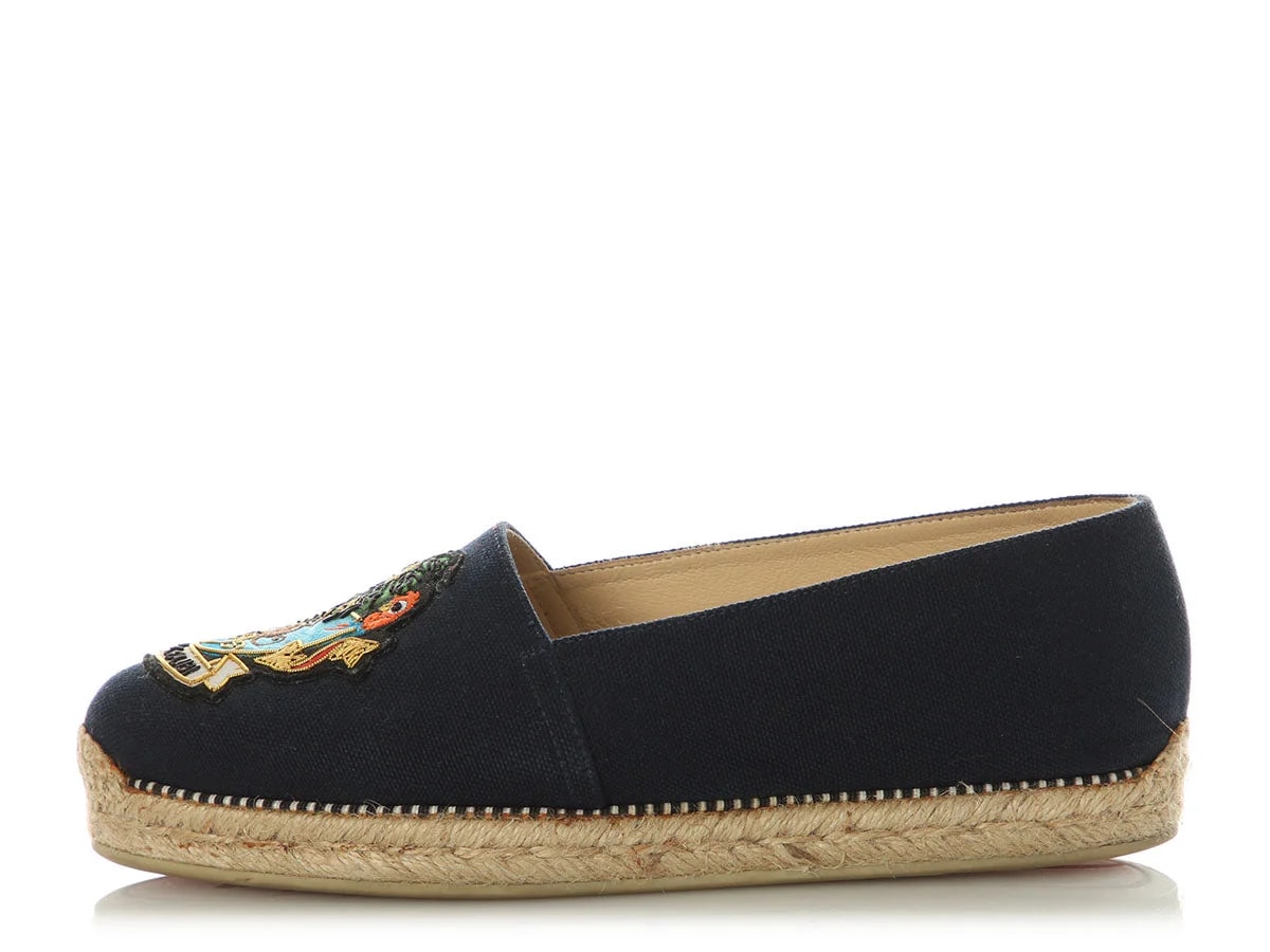 Christian Louboutin — Christian Louboutin Louganis OIona Espadrilles — Designer Shoe — resale