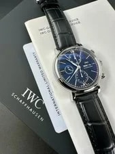 IWC Portofino Chronograph Day-Date 42mm Blue Dial 4