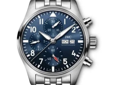 IWC — (Under Warranty) IWC Pilot's Chronograph 41mm Blue Dial (IW388102) — Watch — resale