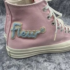 Converse Golf le Fleur Chuck 70 High Top Chenille Almond Blossom Collab 2
